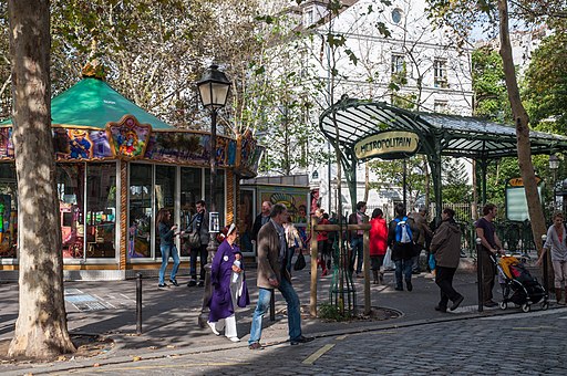 Abbesses metro, Paris 18 October 2012 002