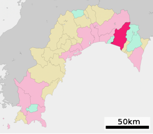 Lage Akis in der Präfektur