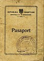 1926 Albanian passport