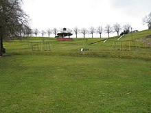 The park with its bandstand and playground equipment Alexander Hamilton Memorial Park - geograph.org.uk - 1801375.jpg