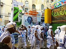 Filhos de Gandhy carnival 2013 Salvador Bahia. Alexius Filhos de Gandhy Salvador Bahia.jpg