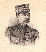 O General Alfred-Amédée Dodds, comandante da Expedição do Daomé