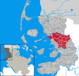 Amt Mittleres Nordfriesland – Mappa