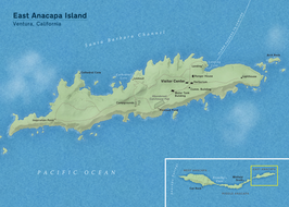 Kaart van Anacapa Island