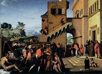 Ο Ιωσήφ εξηγεί τα όνειρα του Φαραώ, 1516, Φλωρεντία, Παλατινή Πινακοθήκη