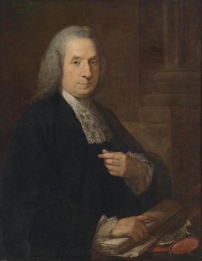 Philip Tisdall, Attorney General for  Ireland from 1760 to 1777, portrait by Angelica Kauffmann