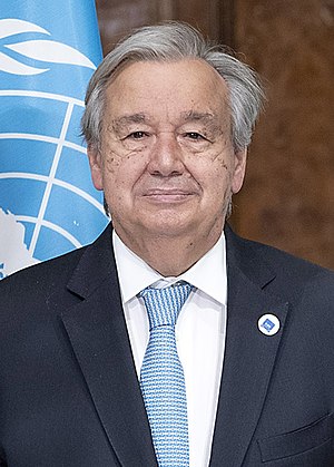 آنتونیو گوترش: زندگی, دبیر کلی سازمان ملل, پانویس