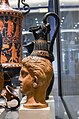 Apulian red figure plastic head-vase oinochoe - RVAp extra - head of woman - Matera MANDR - 02