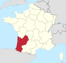 Aquitaine in France.svg