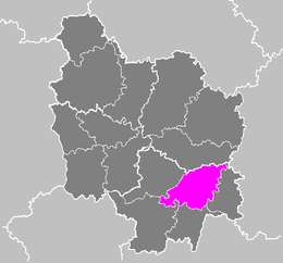 Arrondissement di Chalon-sur-Saône – Localizzazione