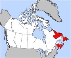 Province atlantiche - Localizzazione