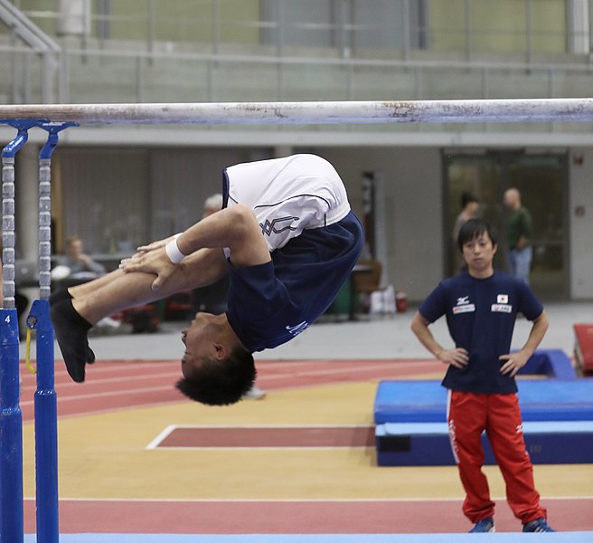 File:Austrian Future Cup 2018-11-23 Training Afternoon Parallel bars (Martin Rulsch) 0170.jpg