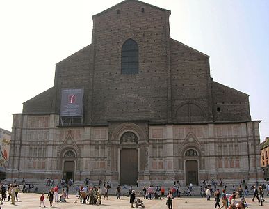 Façade inachevée de la Basilica di San Petronio