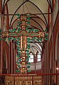 Cruz triunfal como árbol de la vida (lado de Cristo) en la catedral de Doberan.