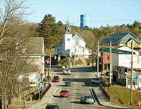 A 28. út szelvényének szemléltető képe (Ontario)