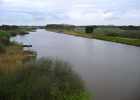 De Soeste nabij haar uitmonding in de Jümme bij Barßel