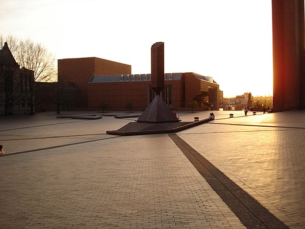 Broken Obelisk in the University of Washington's Red Square