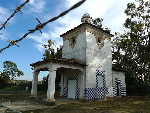 Barnsdall-Rio Grande gas station, built in 1929 next to the Ellwood Oil Field