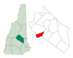 Locatie in Belknap County, New Hampshire