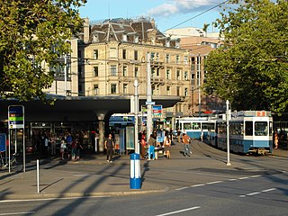 <span class="mw-page-title-main">Bellevueplatz</span> Town square in Zürich, Switzerland