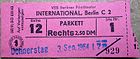 Kino International 1964 Eintrittskarte