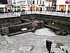 The excavated remains of the Beverley Gate where King Charles 1 was refused entry into Hull