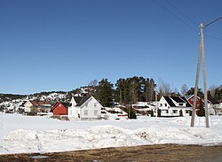 Blick auf das Dorfgebiet