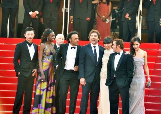 Iñárritu and the Biutiful cast at Cannes Film Festival