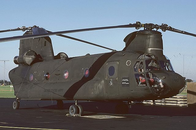 Boeing Vertol CH-47C Chinook HC1, ZD574 / B866, United Nations : ABPic