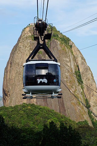 <span class="mw-page-title-main">Sugarloaf Cable Car</span> Cableway system in Rio de Janeiro, Brazil