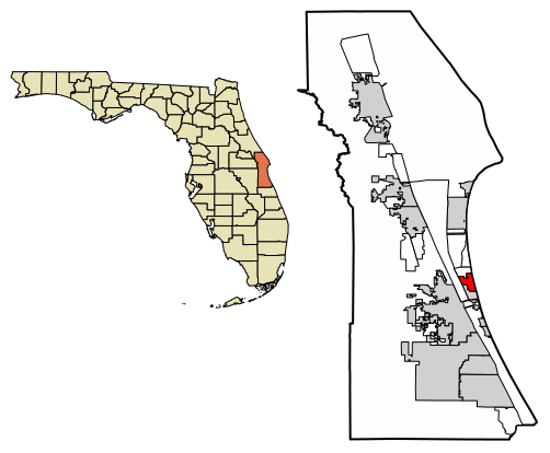 File:Brevard County Florida Incorporated and Unincorporated areas Satellite Beach Highlighted 1264400.svg
