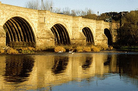 Bridge of Dee carries the main road from the south