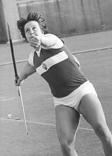 Ute Hommola East German javelin thrower