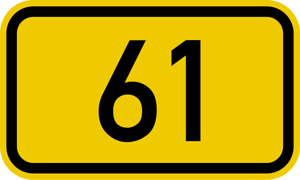 File:Bundesstraße 61 number.svg - Wikimedia Commons