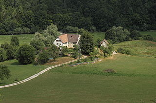 Dörnhof Castle building in Gräfenberg, Upper Franconia, Germany