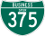 Business Spur Interstate 375 marker