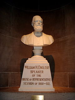 Bust of William H. English