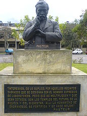 Busto Pasteur Laboratorio Químico Nacional, Ciudad Universitaria, Bogotá