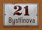 Čeština: Bystřinova ulice v Králově Poli v Brně English: Bystřinova street, Brno, Czech Republic.