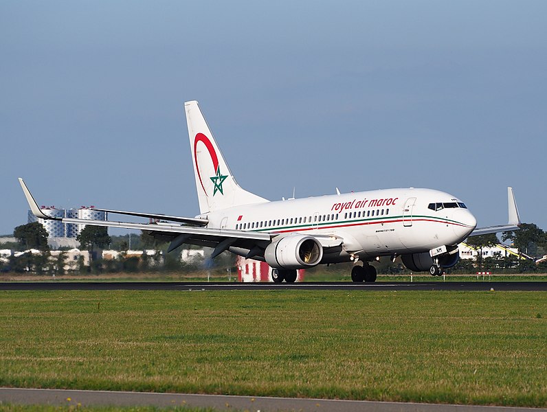 File:CN-RMN Royal Air Maroc Boeing 737-2B6C(A) landing at Schiphol pic2.JPG