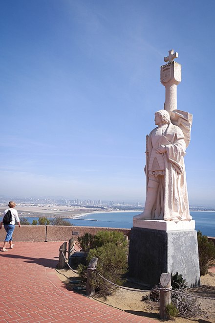 Cabrillo looks out over the city