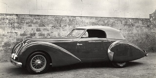 The Delahaye 135 was nicknamed the "Coupe des Alpes" model due to the car's success in the event.