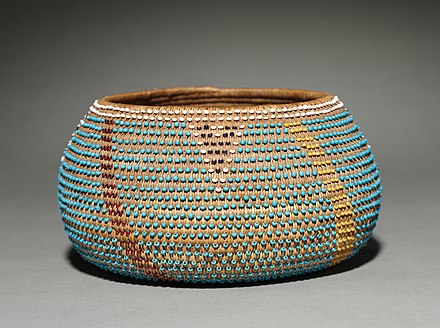 Late 19th-early 20th century Wappo basket in the Cleveland Museum of Art