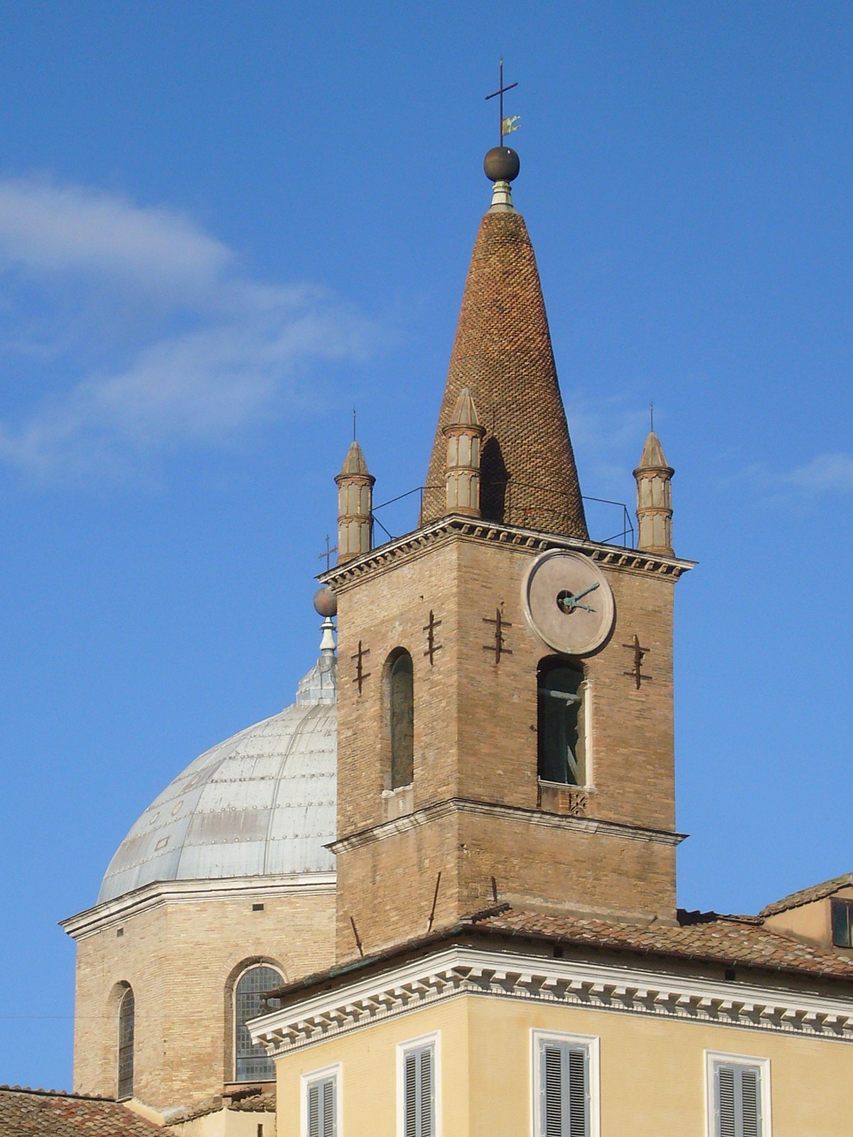 File:Campo Marzio - s M del Popolo campanile e cupola 1250494.JPG -  Wikipedia