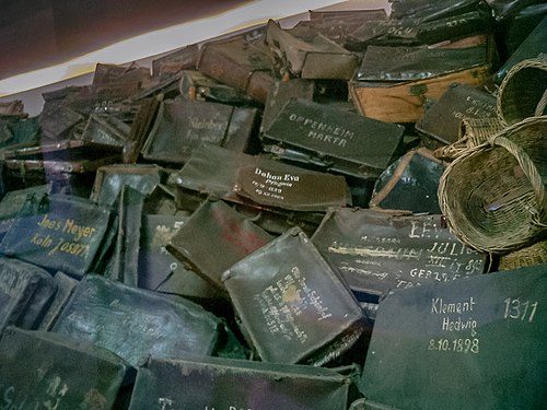 Leather exhibition, Auschwitz I