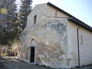 <span class="mw-page-title-main">San Pietro ad Oratorium Abbey</span> Church in Capestrano, Italy