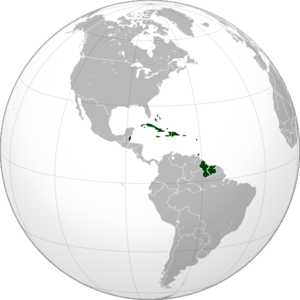 List Of Sovereign States And Dependent Territories In The Caribbean