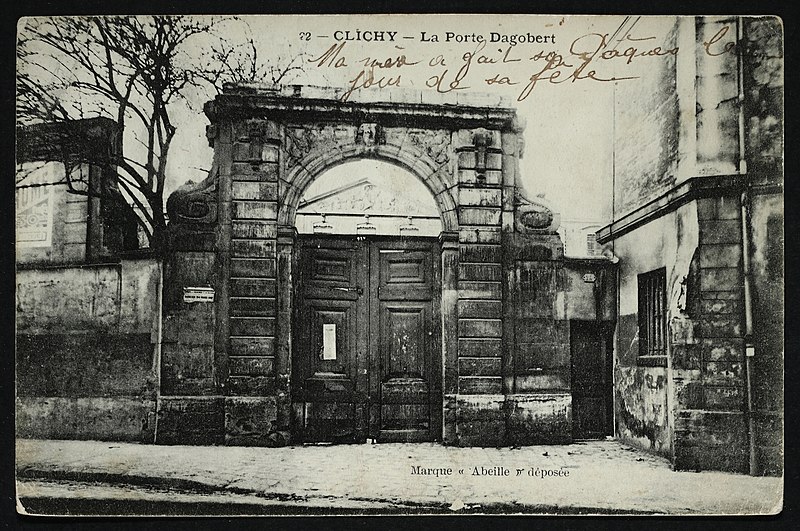 File:Carte postale - Clichy-la-Garenne - La Porte Dagobert - 9FI-CLI 125.jpg