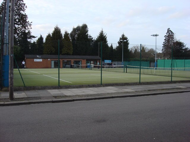A 2009 view of the former site of Cassiobury House, just behind the Cassiobury Tennis Club