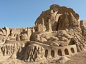 Escultura em areia Castelo de Neuschwanstein - Festival Internacional de Escultura em Areia 2007